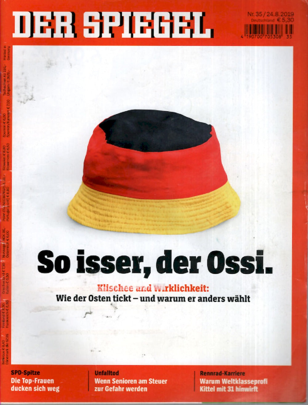 Der Spiegel Magazin Deutschland 2019-35 Ost-West Ossi Wessi