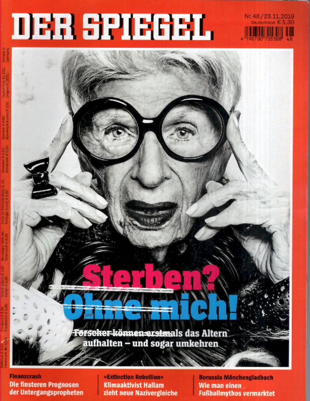 Der Spiegel Magazin Deutschland 2019-48 Iris Apfel