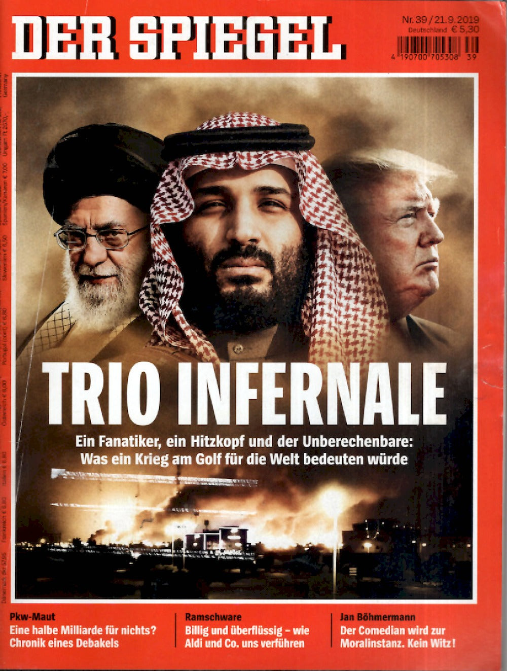 Der Spiegel Magazin Deutschland 2019-39 Donald Trump Trio Infernale