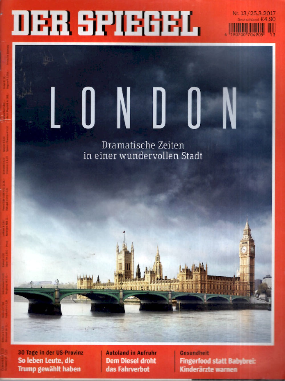 Der Spiegel Magazin Deutschland 2017-13 London