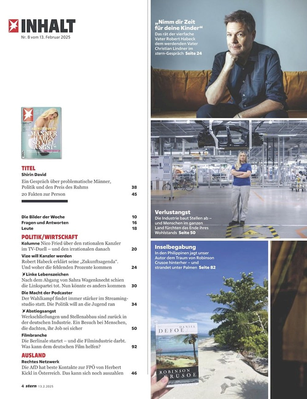 Stern Magazin Deutschland 2025-08 Shirin David