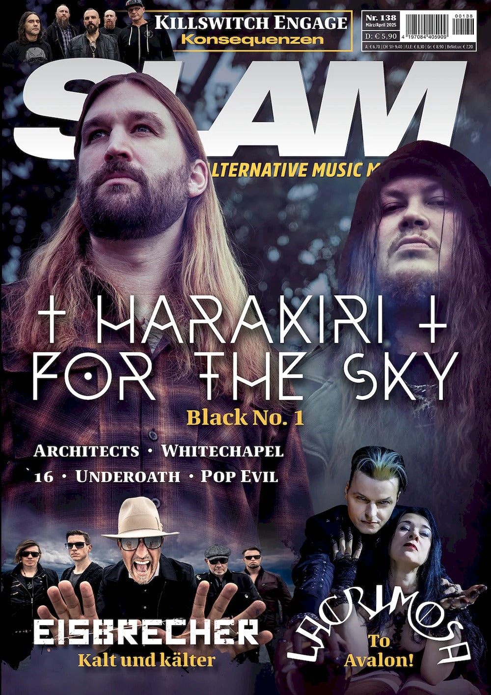 Slam Magazin Österreich 2025-03+04 Harakiri For The Sky Eisbrecher Lacrimosa #138