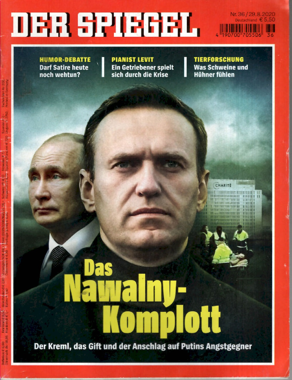 Der Spiegel Magazin Deutschland 2020-36 Alexei Anatoljewitsch Nawalny