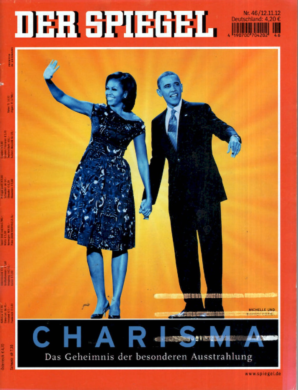 Der Spiegel Magazin Deutschland 2012-46 Michelle Obama Barack Obama Cover 1