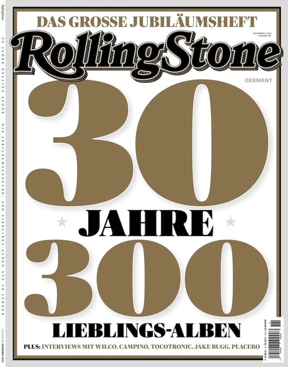 Rolling Stone Magazin Deutschland 2024-11 Wilco Campino Tocotronic #361 + CD
