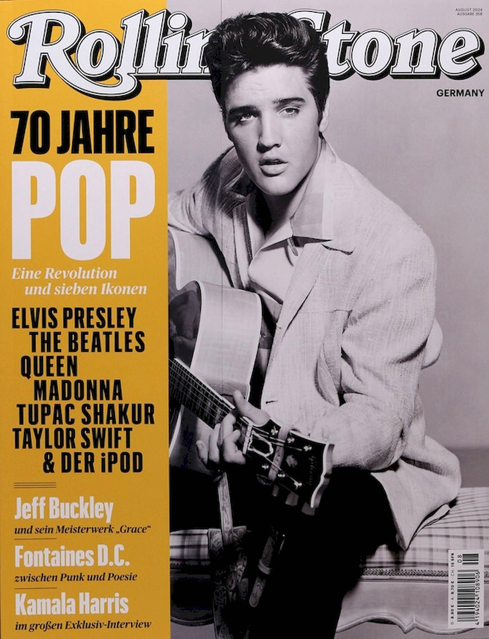 Rolling Stone Magazin Deutschland 2024-08 Elvis Presley The Beatles + CD
