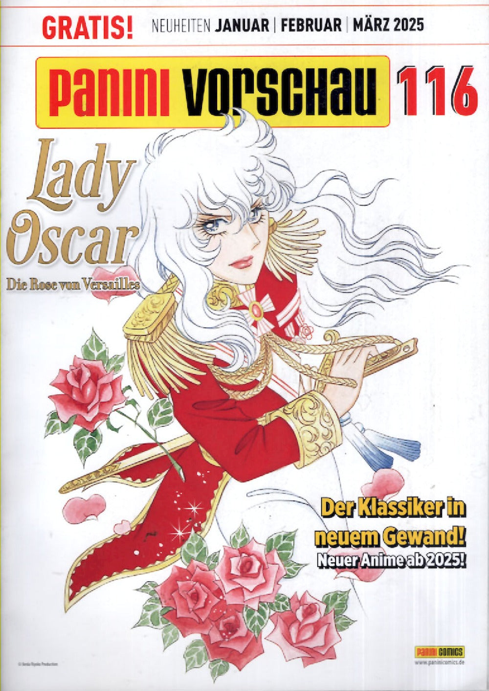 Panini Vorschau Magazin Deutschland 2025-01+02 Lady Oscar #116