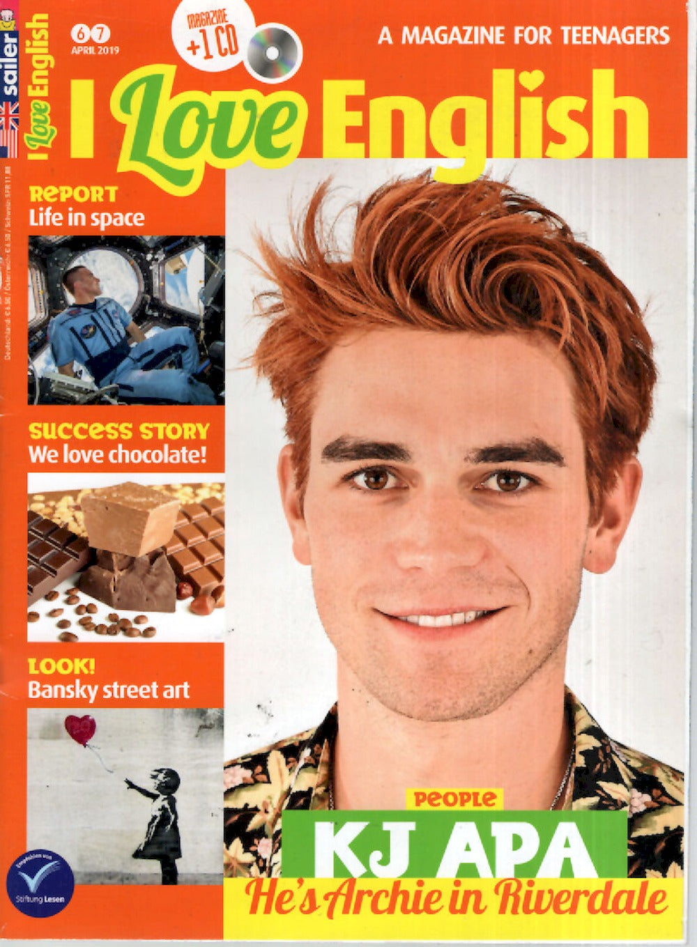 I Love English Magazin Deutschland 2019-04 KJ Apa #67