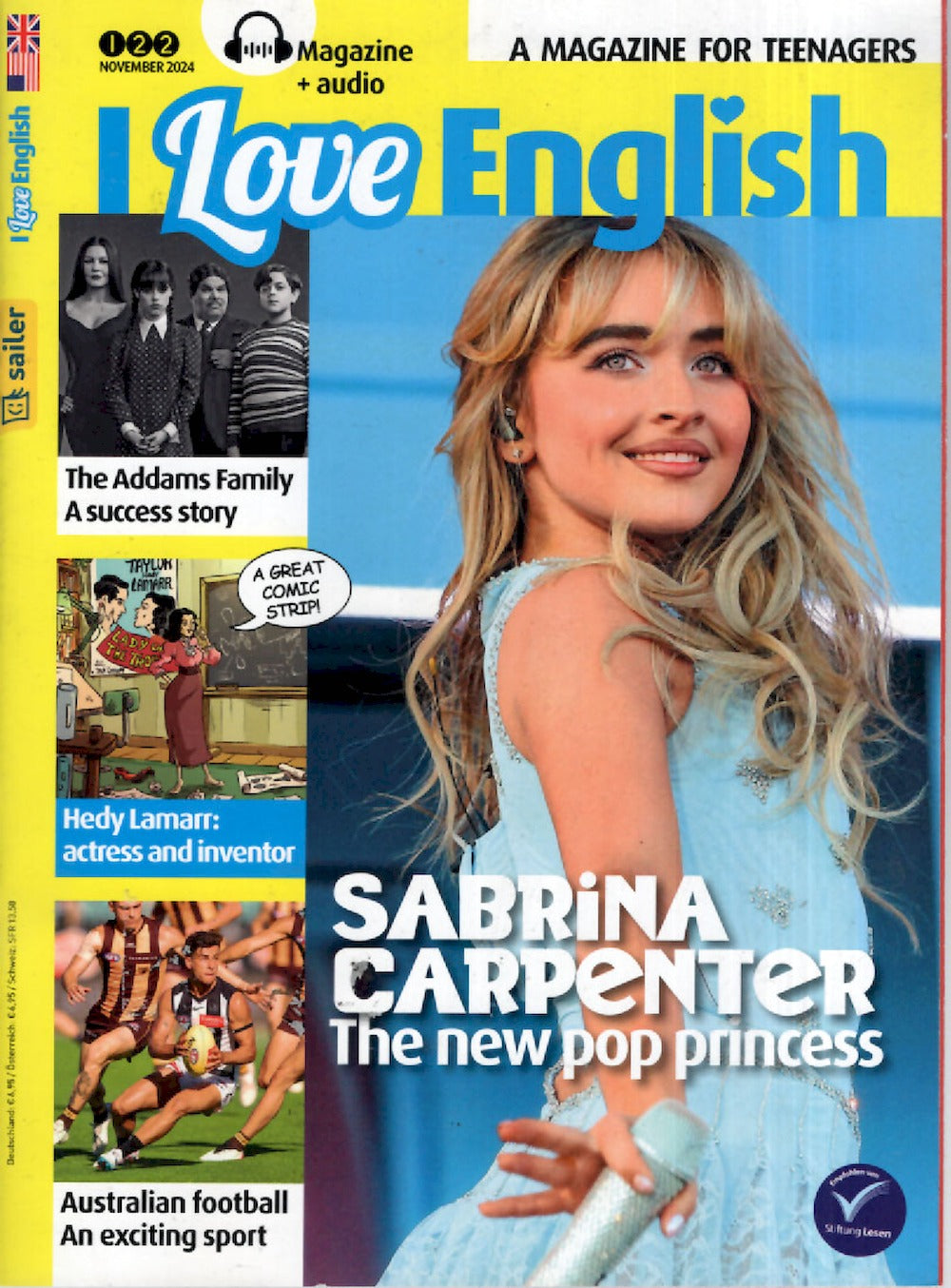 I Love English Magazin Deutschland 2024-11 Sabrina Carpenter #122