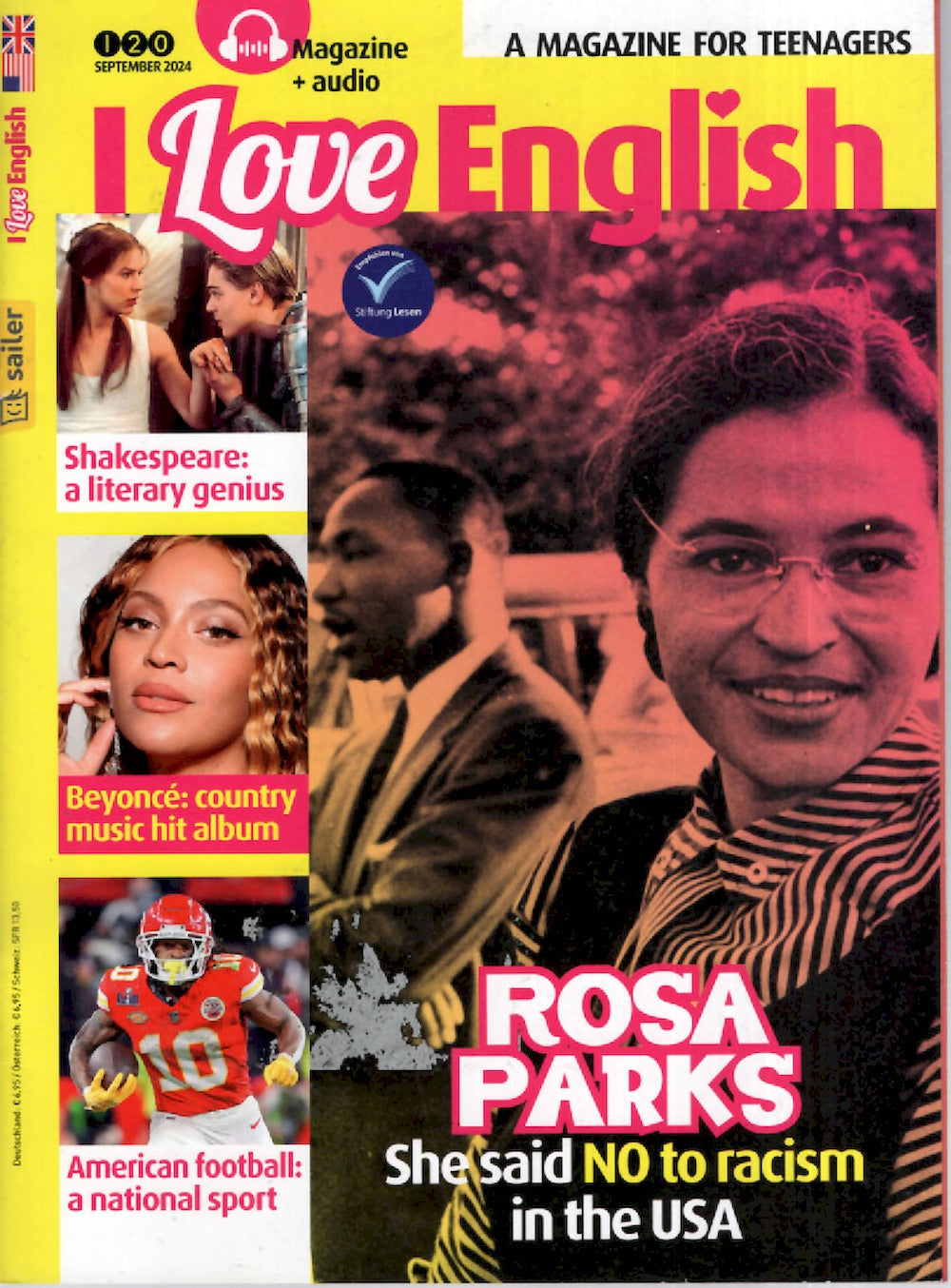 I Love English Magazin Deutschland 2024-09 Rosa Parks Beyonce #120