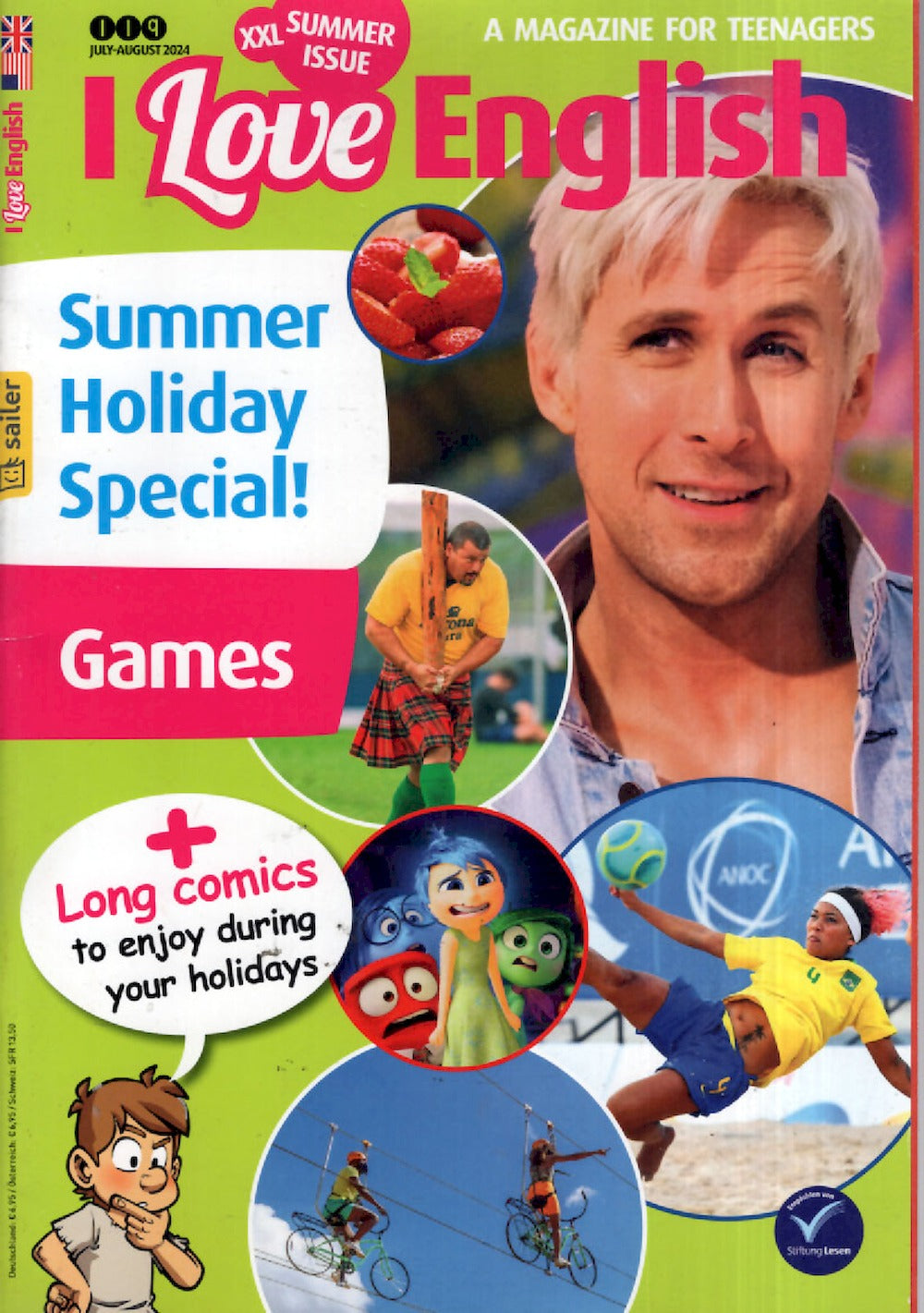 I Love English Magazin Deutschland 2024-07+08 Ryan Gosling Barbie #119