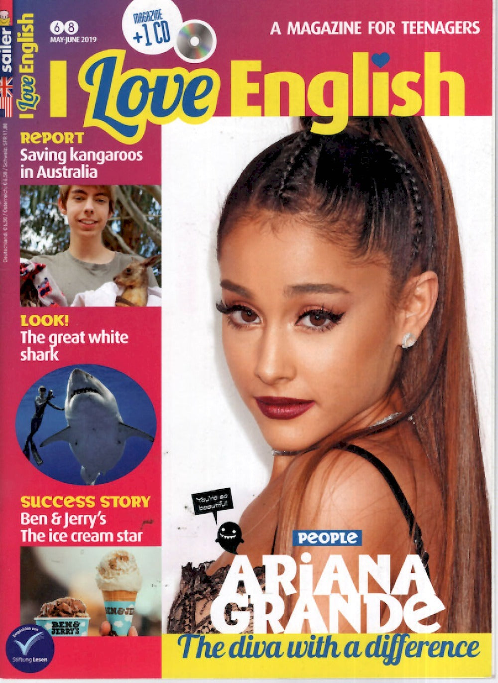 I Love English Magazin Deutschland 2019-05+06 Ariana Grande #68