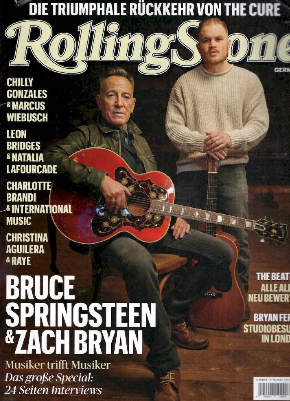 Rolling Stone Magazin Deutschland 2024-12 Bruce Springsteen Zach Bryan + CD