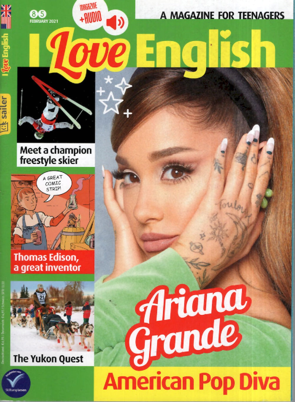 I Love English Magazin Deutschland 2021-02 Ariana Grande #85