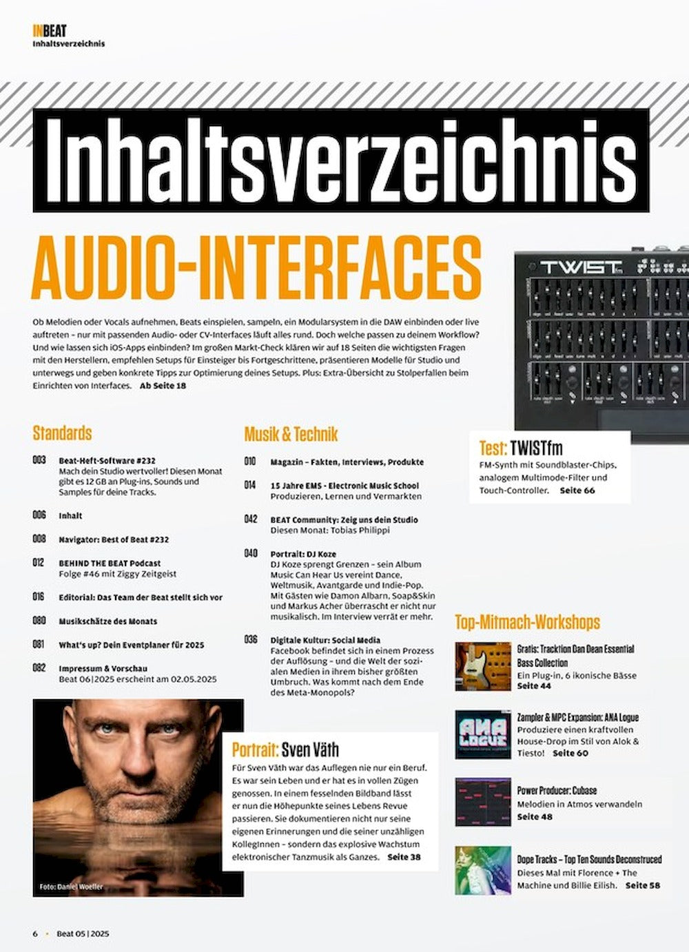 Beat Magazin Deutschland 2025-05 Sven Väth Dan Dean #232
