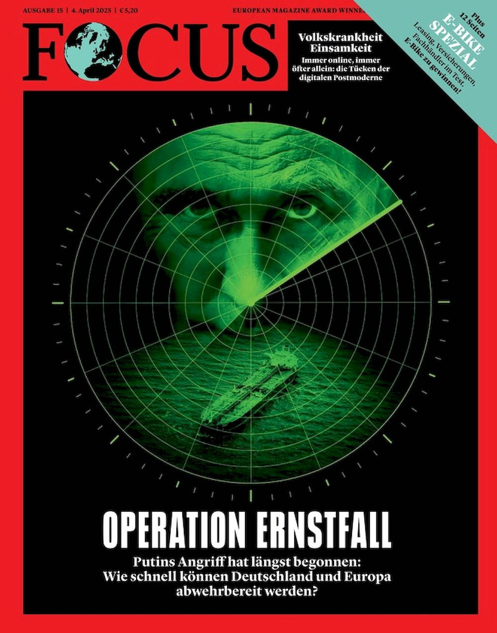 Focus Magazin Deutschland 2025-15 Putin Ekrem Imamoglu Hansi Flick