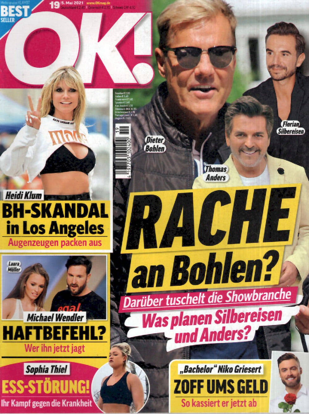 Ok Magazin Deutschland 2021-19 Dieter Bohlen Heidi Klum Sophie Thiel Niko Griesert