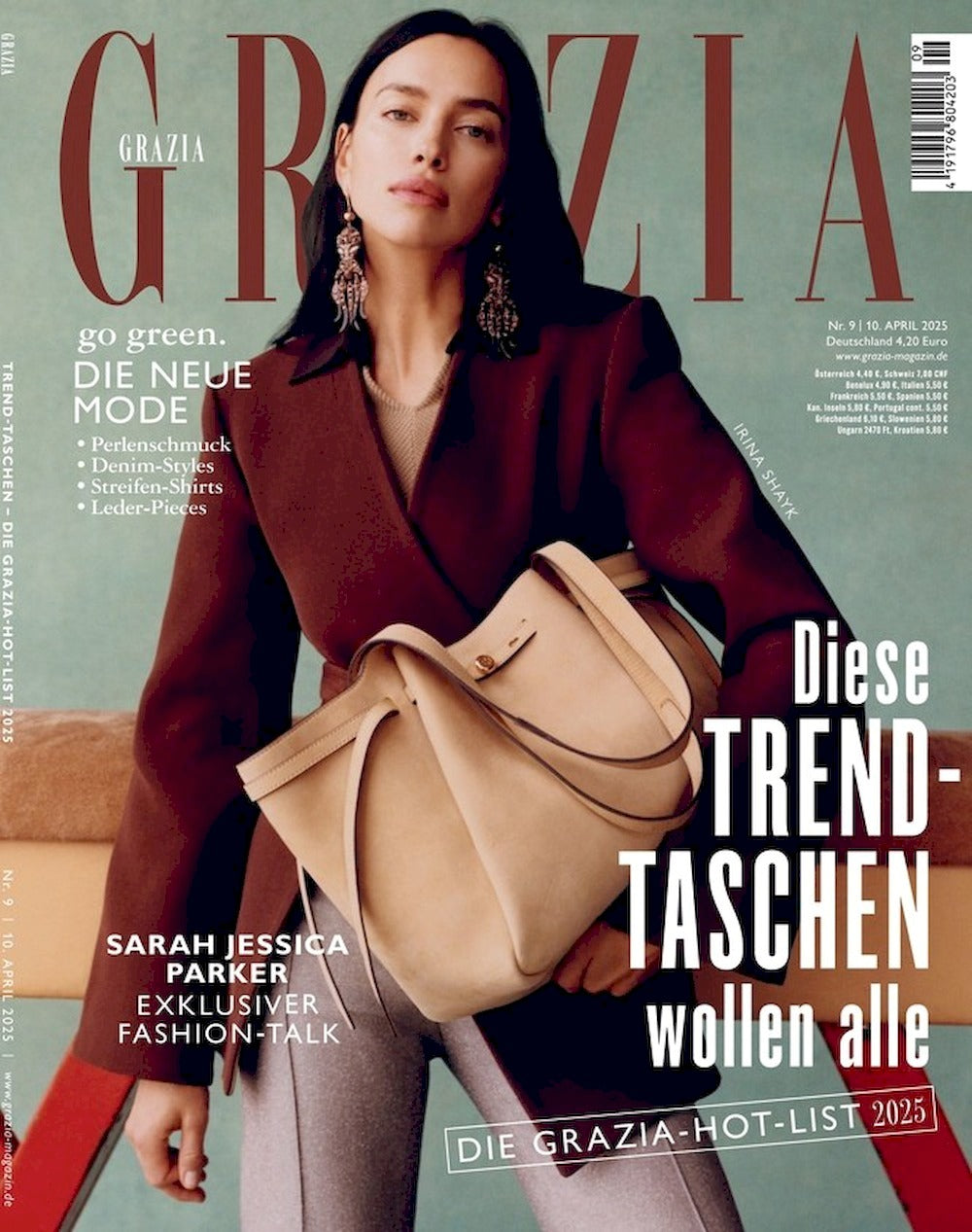 Grazia Magazin Deutschland 2025-09 Irina Shayk Sarah Jessica Parker