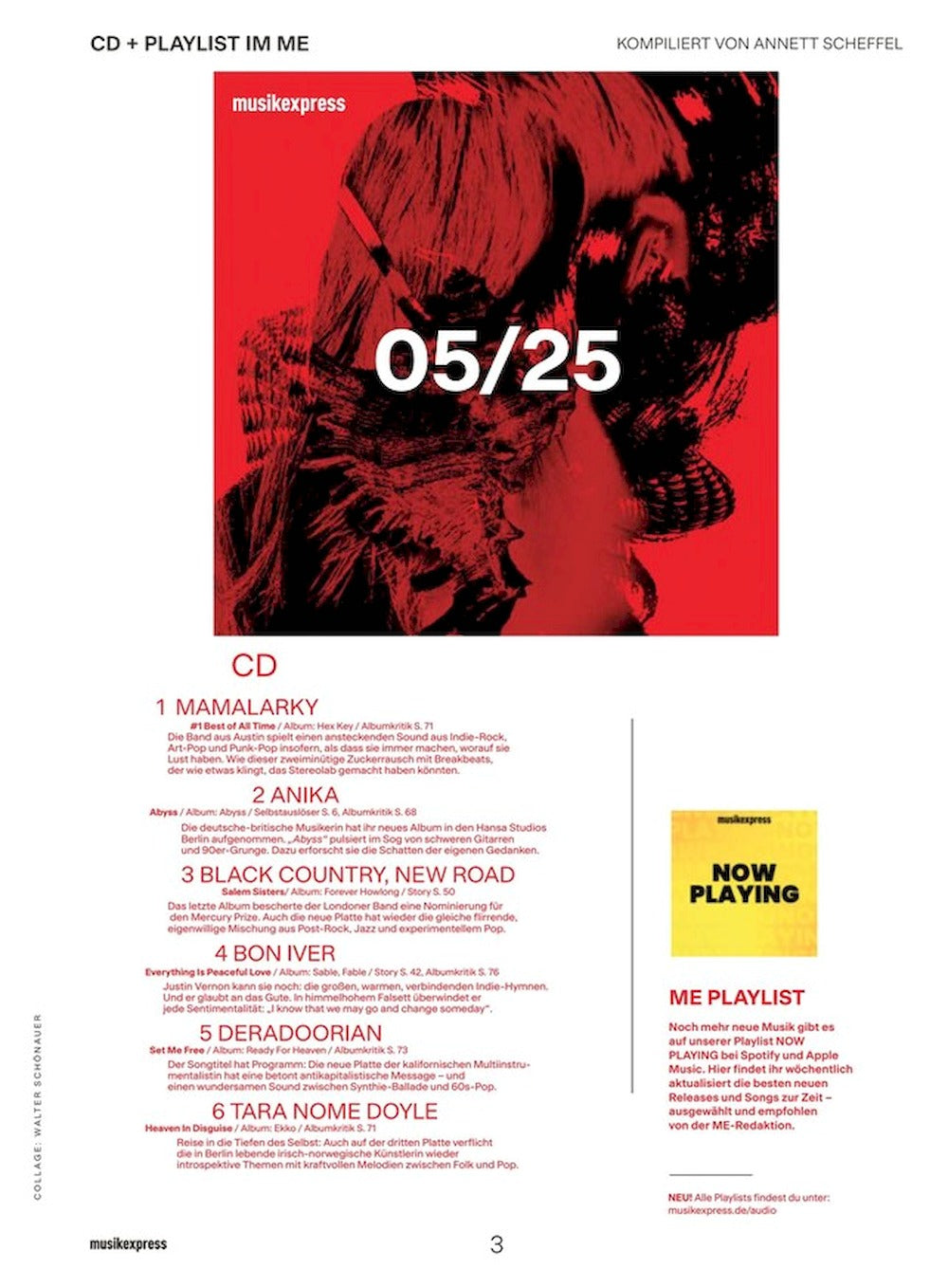 Musikexpress Magazin Deutschland 2025-05 Sven Väth Kelly Lee Owens Depeche Mode