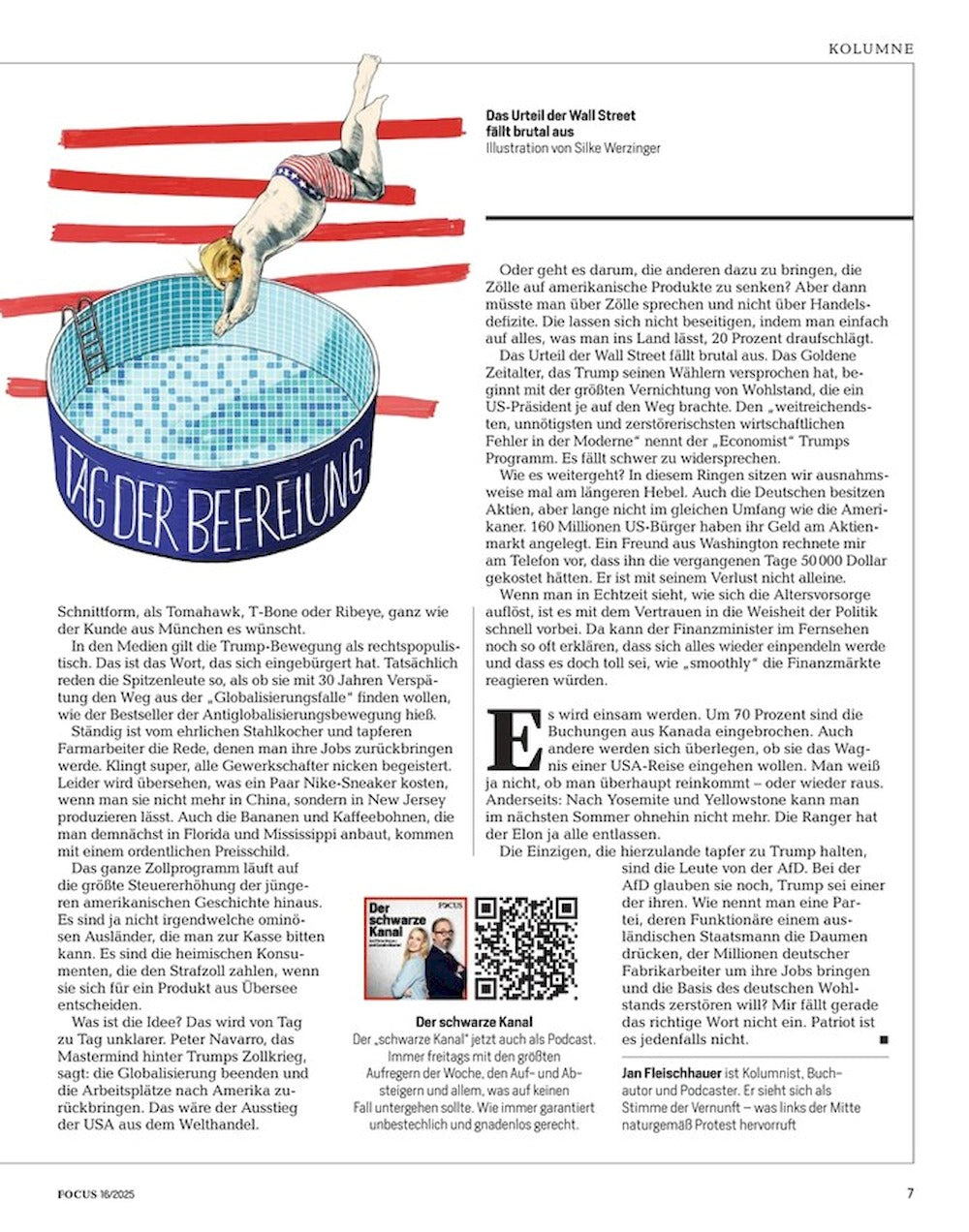 Focus Magazin Deutschland 2025-16 Donald Trump Owen Cooper