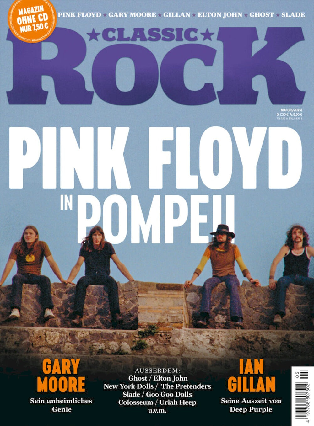 Classic Rock Magazin Deutschland 2025-05 Pink Floyd Gary Moore Ian Gillan #139