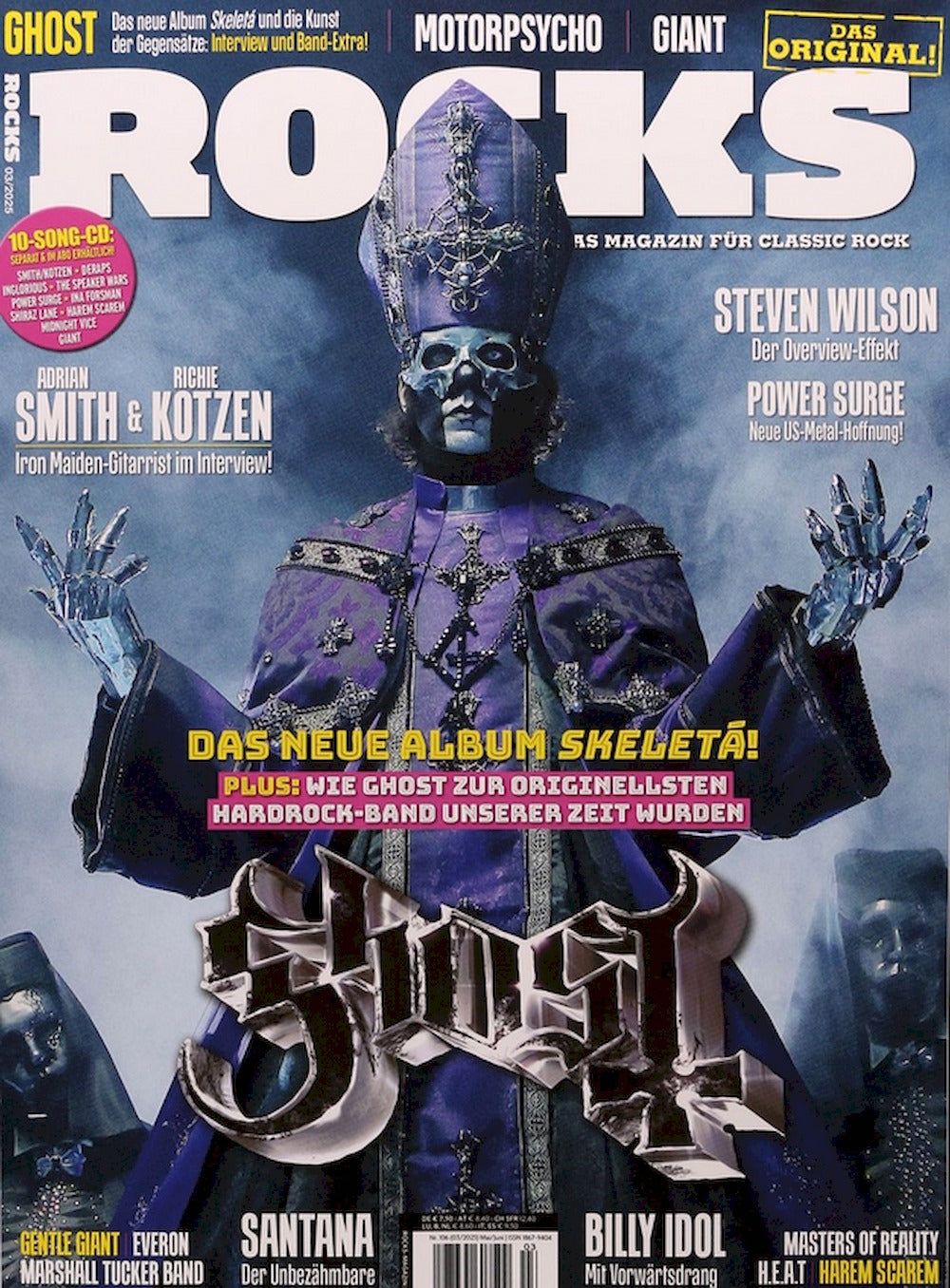 Rocks Magazin Deutschland 2025-03 Ghost Motorpsycho Steven Wilson #106
