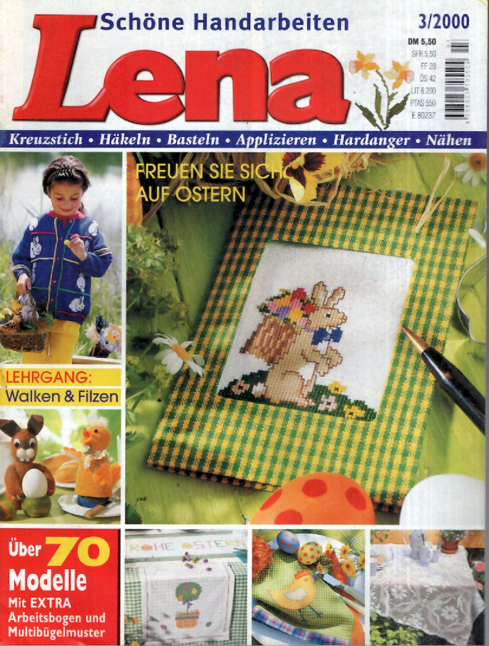 Lena Handarbeiten Magazin Deutschland 2000-03 Worksheets