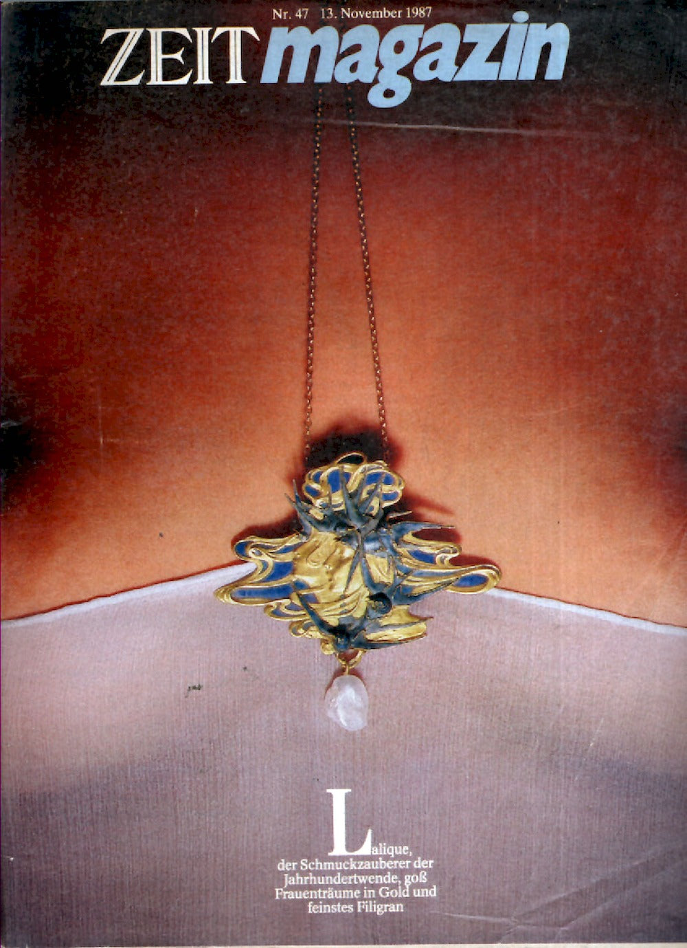 Zeit Magazin Deutschland 1987-47 Donald Trump René Lalique