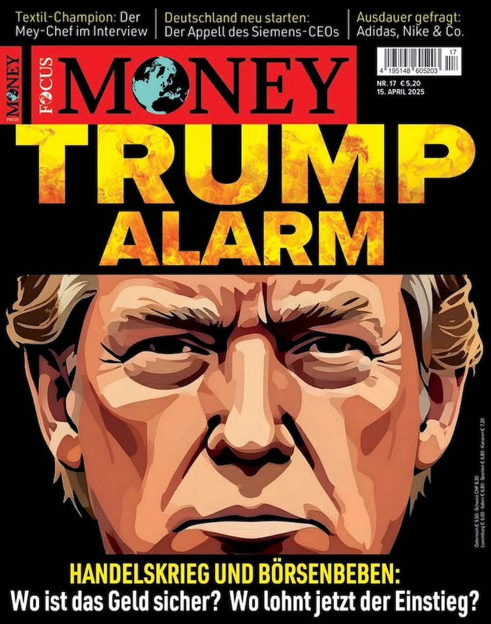 Focus Money Magazin Deutschland 2025-17 Donald Trump