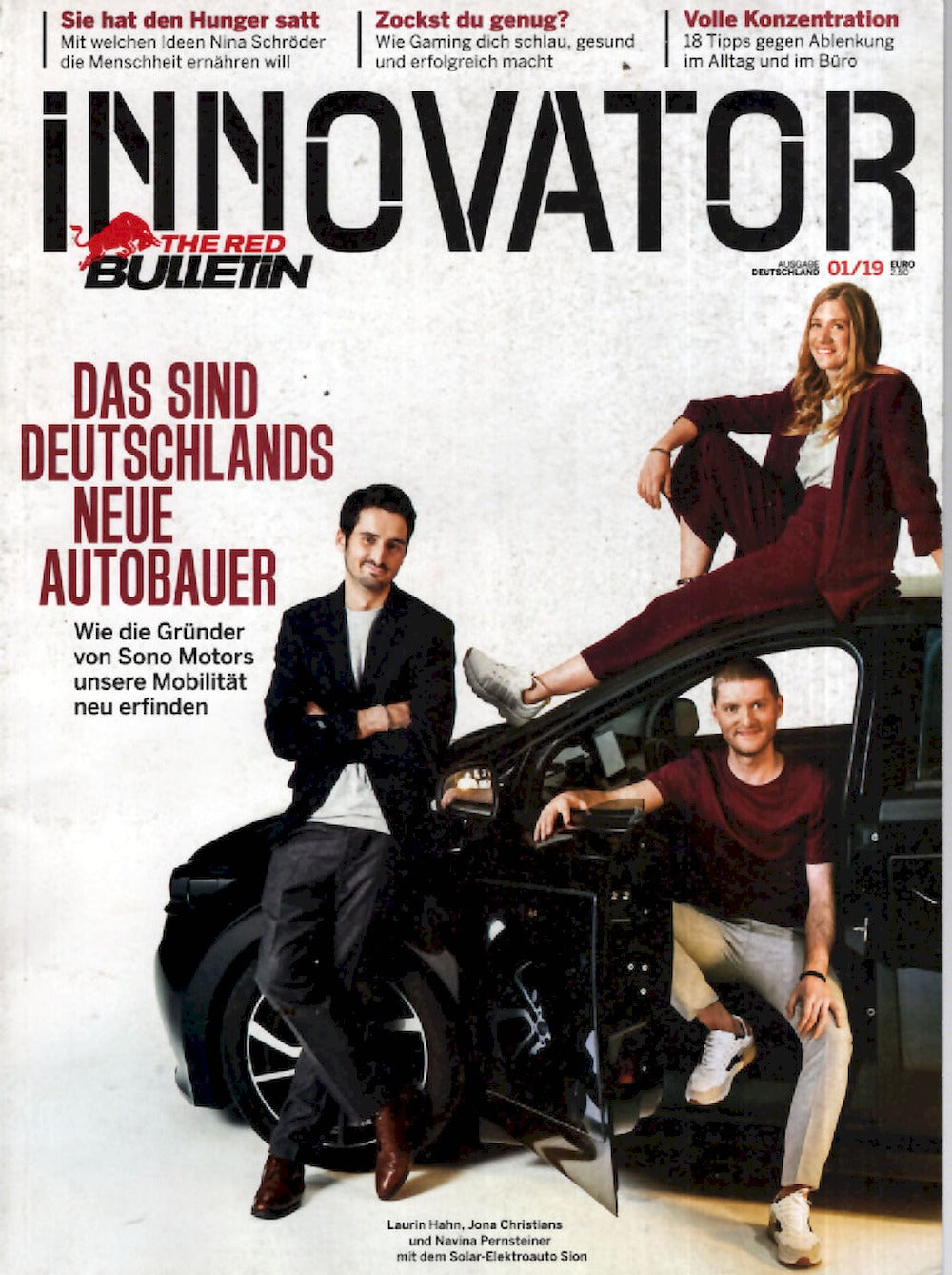 Innovator Magazin Deutschland 2019-01 Laurin Hahn Jona Christians Navina Pernsteiner