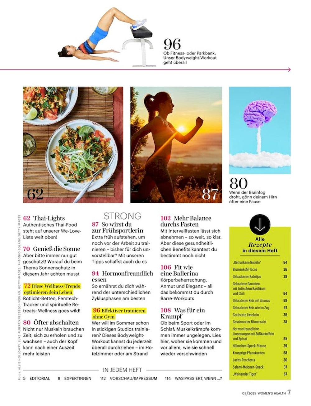 Womens Health Magazin Deutschland 2025-03 Jasmin Wagner
