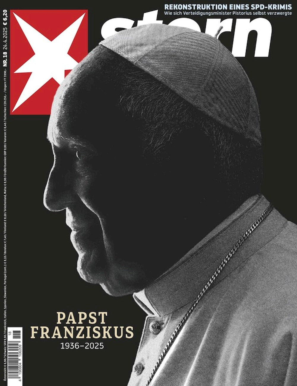 Stern Magazin Deutschland 2025-18 Pope Francis Franziskus