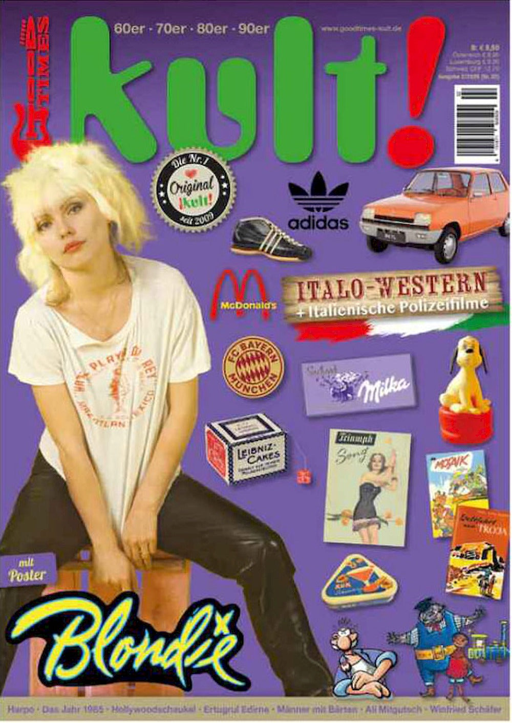 Kult Magazin Deutschland 2025-02 Blondie Debbie Harry Sergio Leone