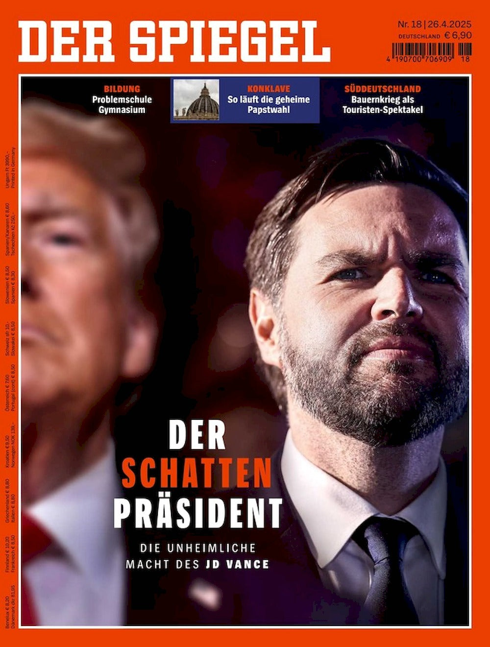 Der Spiegel Magazin Deutschland 2025-18 JD Vance Donald Trump