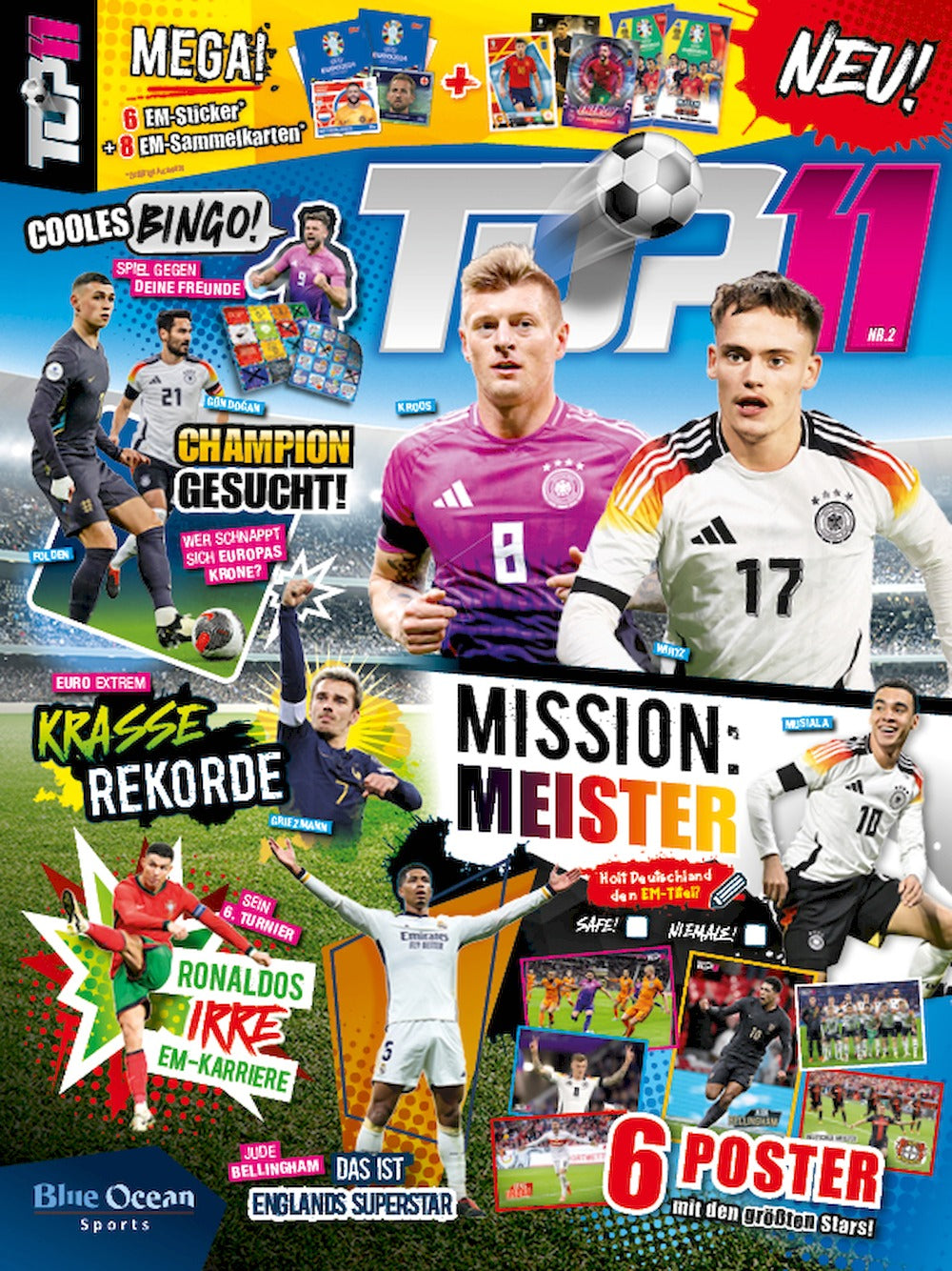 Top 11 Magazin Deutschland 2024-02 Florian Wirtz + Poster