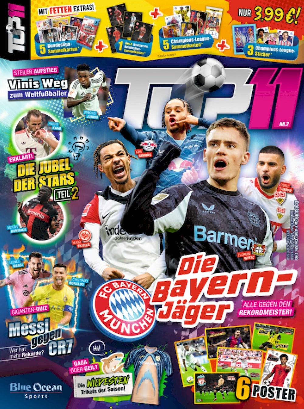 Top 11 Magazin Deutschland 2025-02 Florian Wirtz + Poster