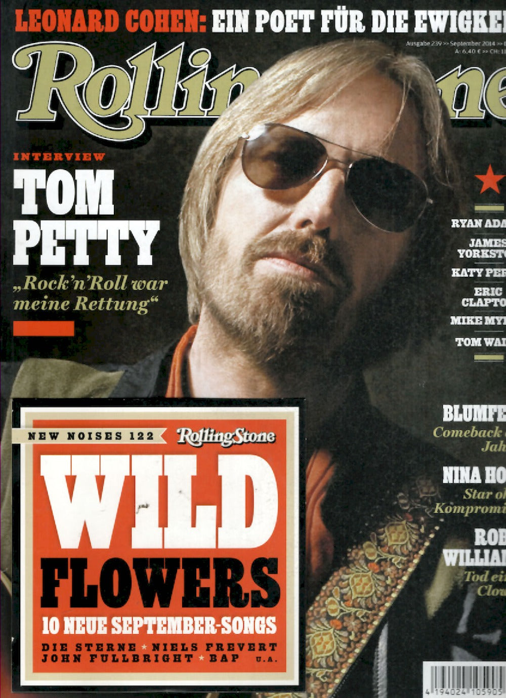 Rolling Stone Magazin Deutschland 2014-09 Tom Petty #239 + CD