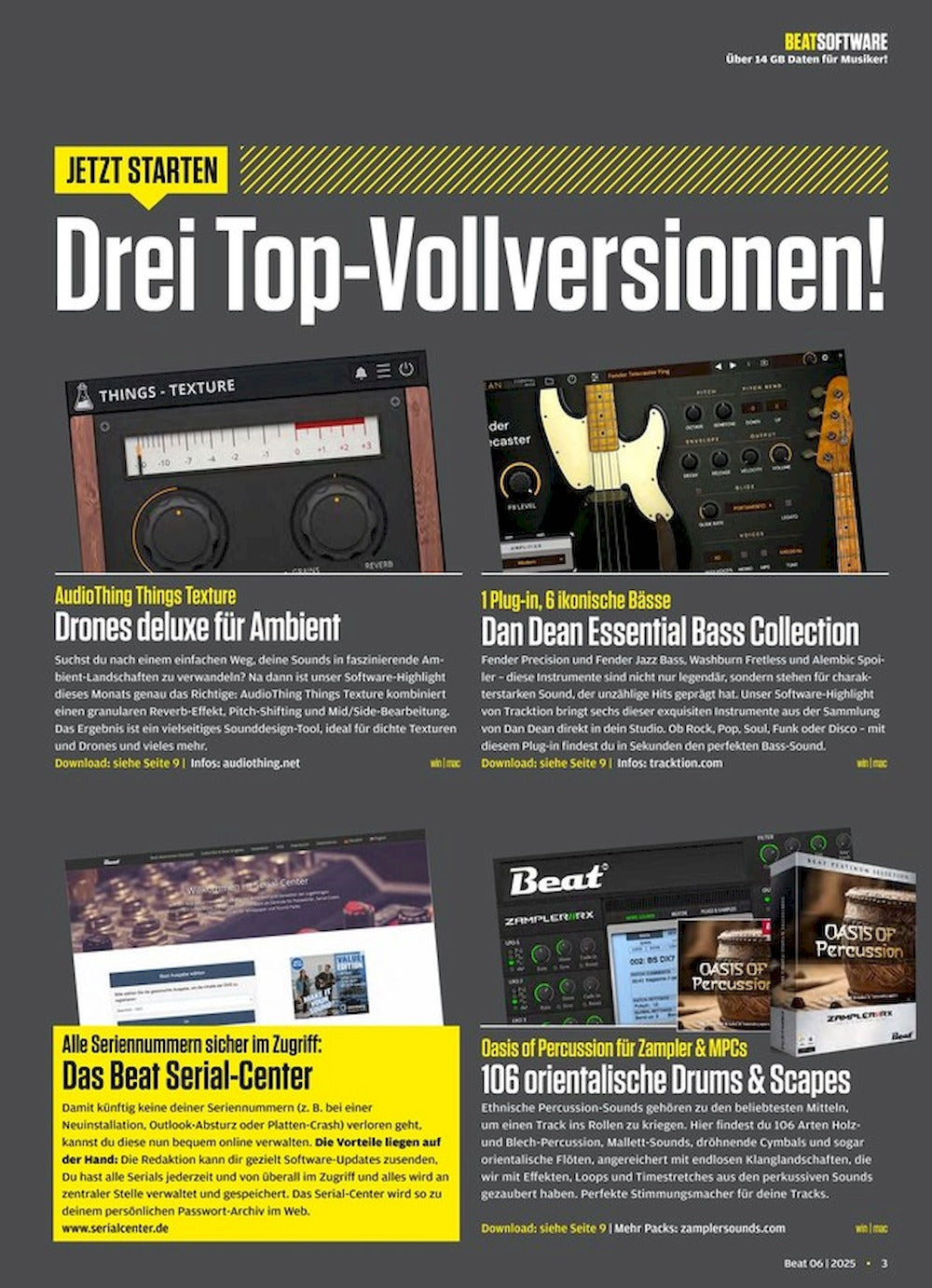 Beat Magazin Deutschland 2025-06 DJ Shadu Thomas Lemmer Adam F #233
