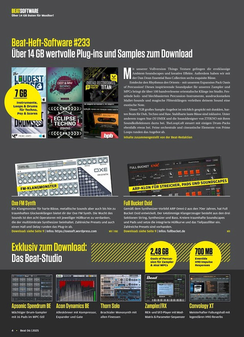 Beat Magazin Deutschland 2025-06 DJ Shadu Thomas Lemmer Adam F #233