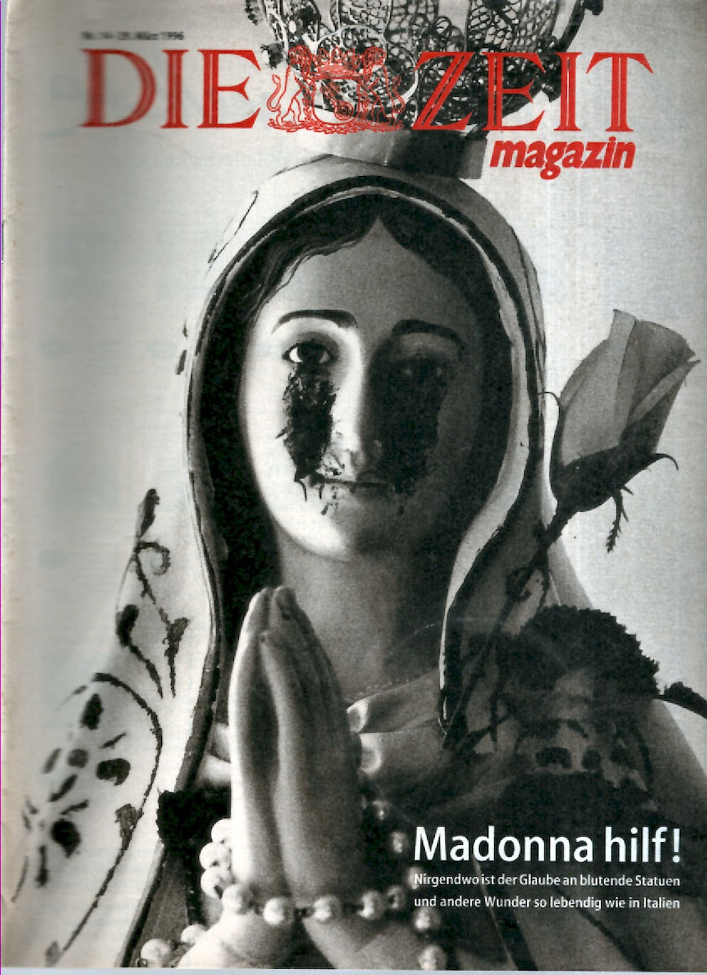 Zeit Magazin Deutschland 1996-14 Madonna Isola Liri
