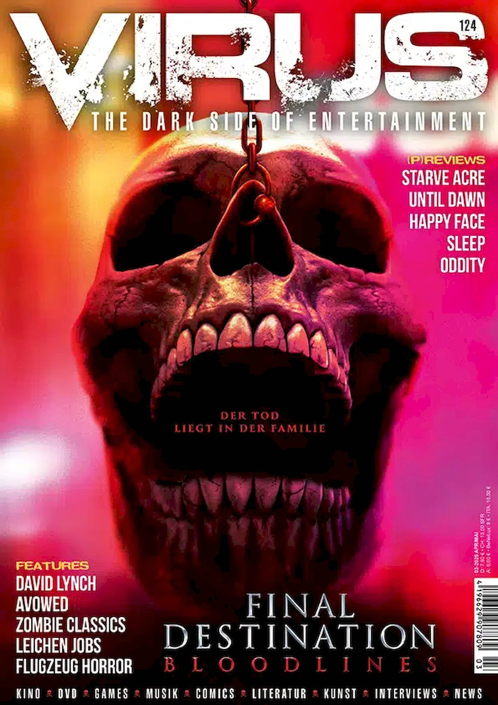 Virus Magazin Deutschland 2025-03 Final Destination Starve Acre Until Dawn #124