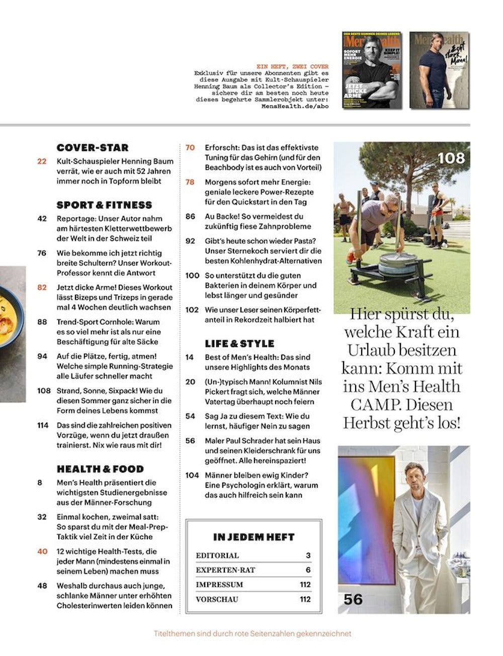 Mens Health Magazin Deutschland 2025-06 Henning Baum