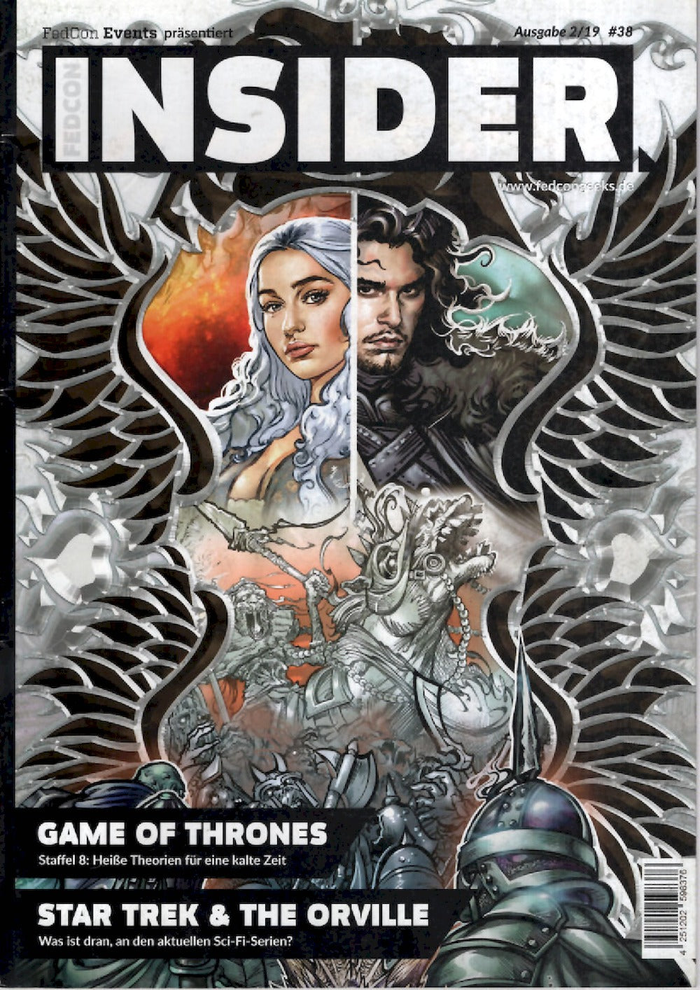 Insider Magazin Deutschland 2019-02 Game Of Thrones Star Trek The Orville #38