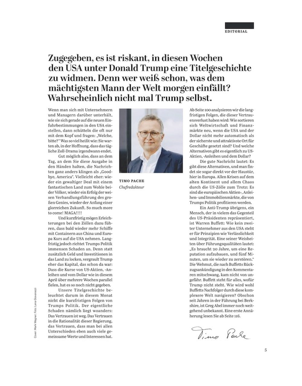 Capital Magazin Deutschland 2025-06 George Washington