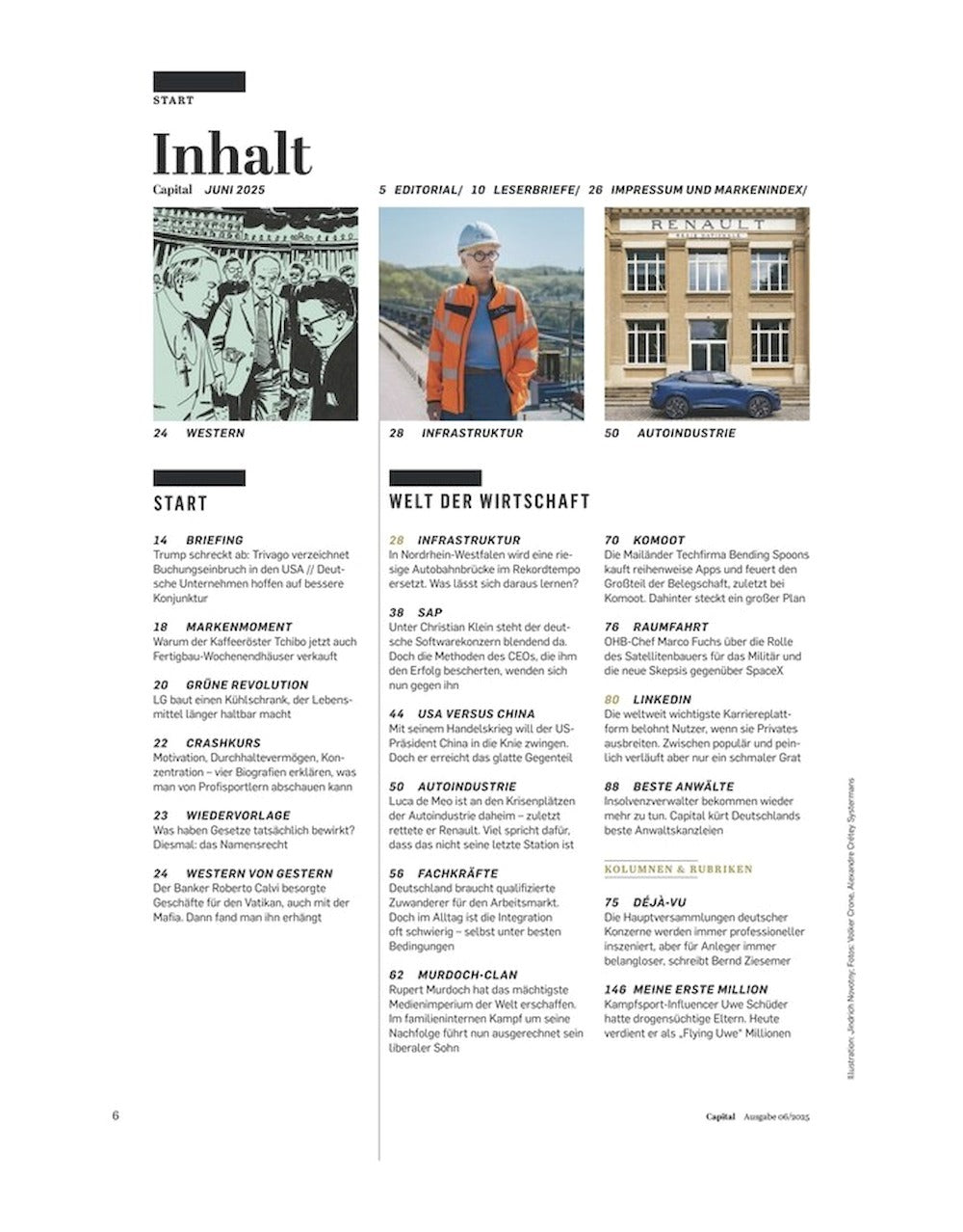 Capital Magazin Deutschland 2025-06 George Washington