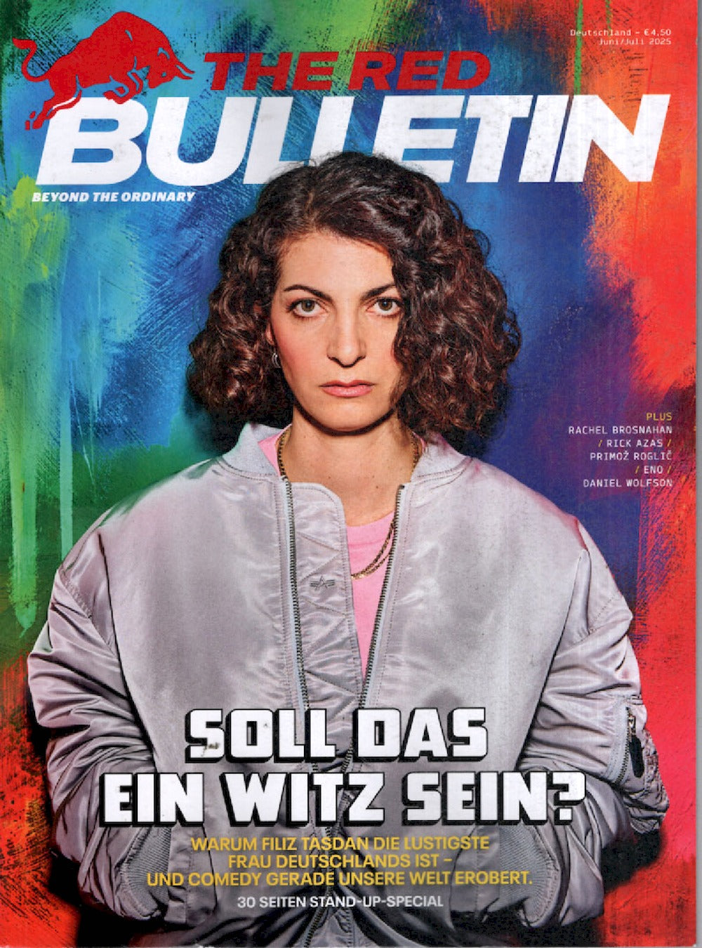 The Red Bulletin Magazin Deutschland 2025-03 Filiz Tasdan Rachel Brosnahan