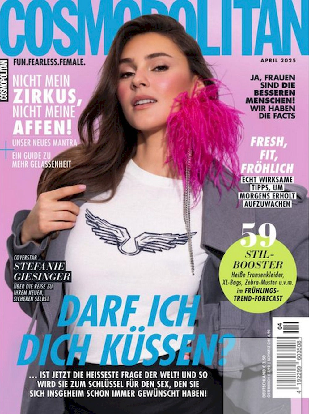 Cosmopolitan Pocket Magazin Deutschland 2025-04 Stefanie Giesinger