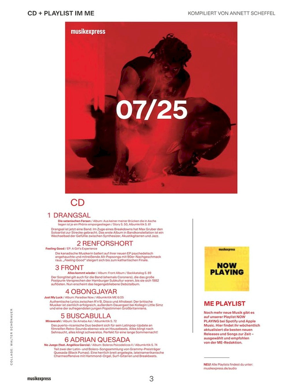 Musikexpress Magazin Deutschland 2025-07 Pulp Little Simz Billie Eilish