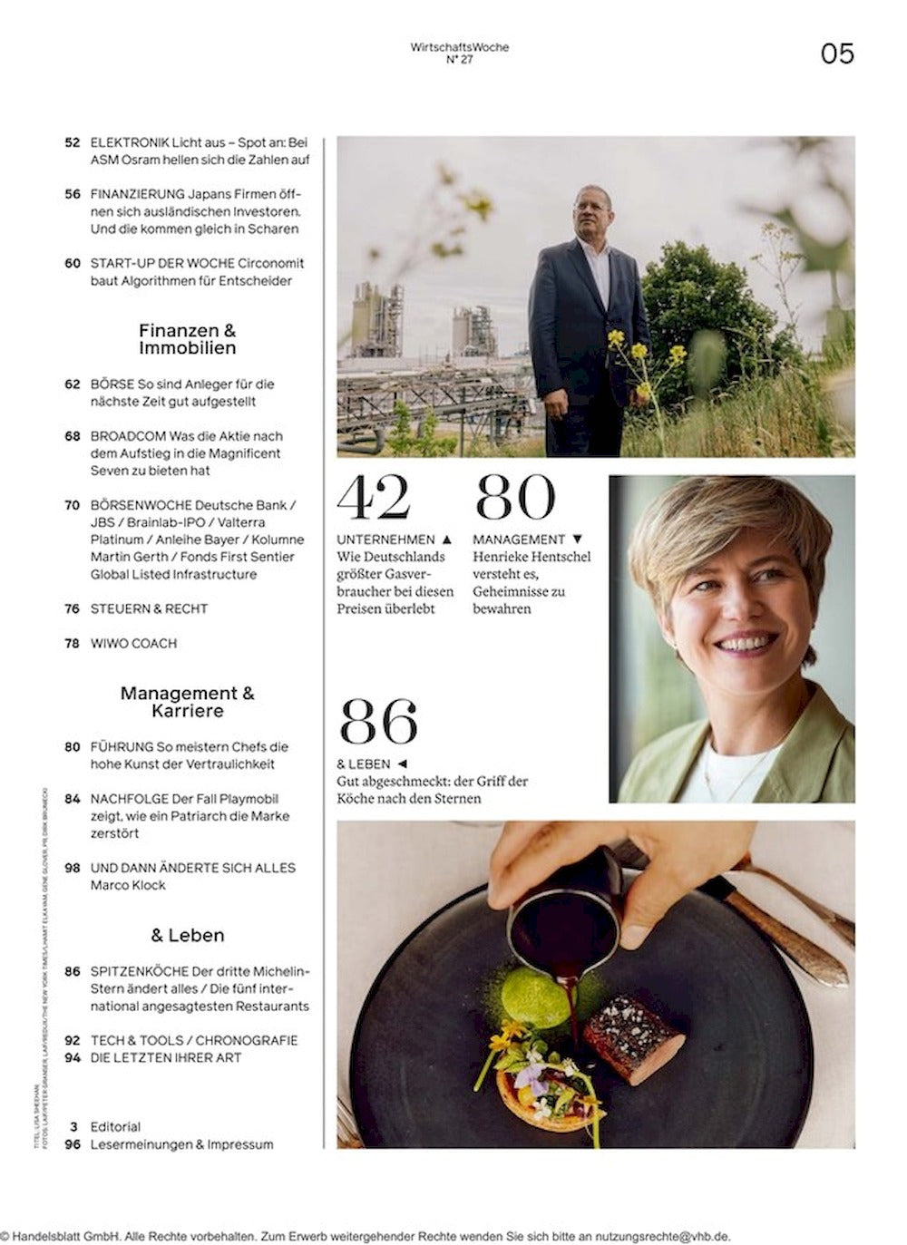 Wirtschaftswoche Magazin Deutschland 2025-27 Donald Trump Finance