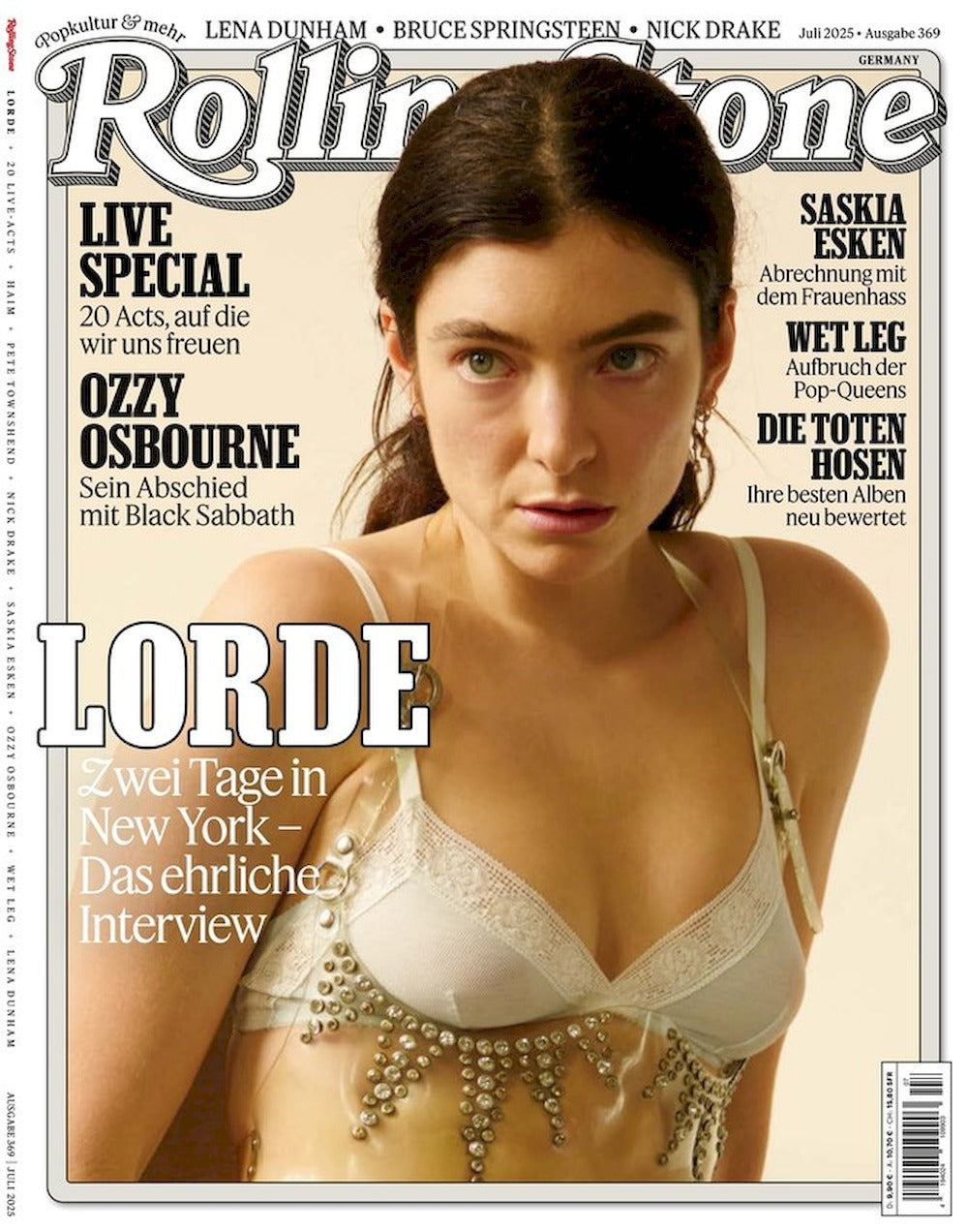 Rolling Stone Magazin Deutschland 2025-07 Lorde Ozzy Osbourne Amy Macdonald